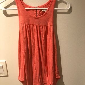 Coral tank top